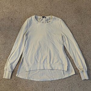 Long sleeve top with lace up back